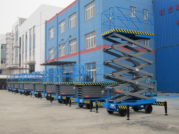9m 500kg hydraulic scissor lift